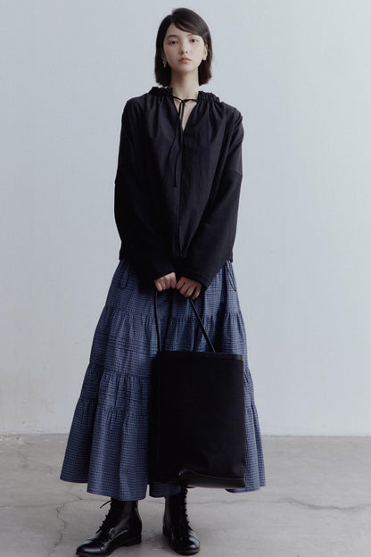 Personality Splicing Pullover Top