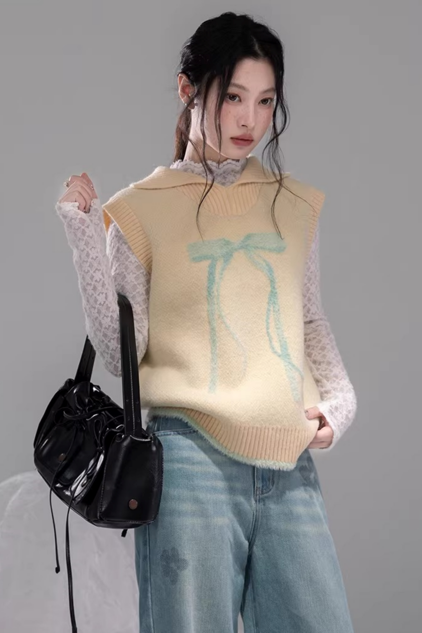 Bright Spring Day Jacquard Vest
