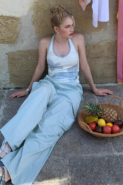 Sunset Floral V-Neck Camisole