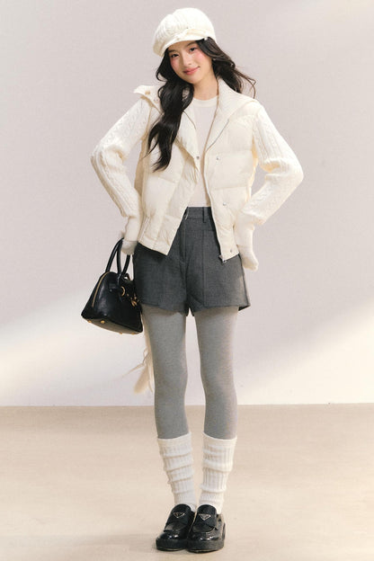 Slim Fit Twist Sleeve Coat