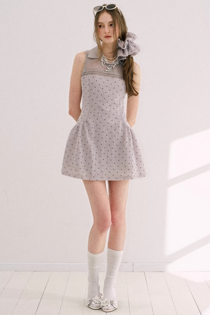 Misty Purple Retro Dress