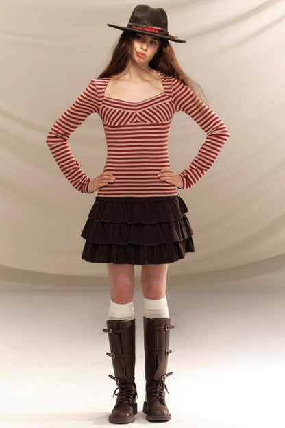 Square Knitted T-Shirt