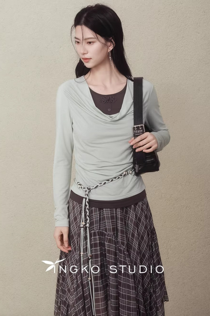 Hollow Sea Salt Blouse