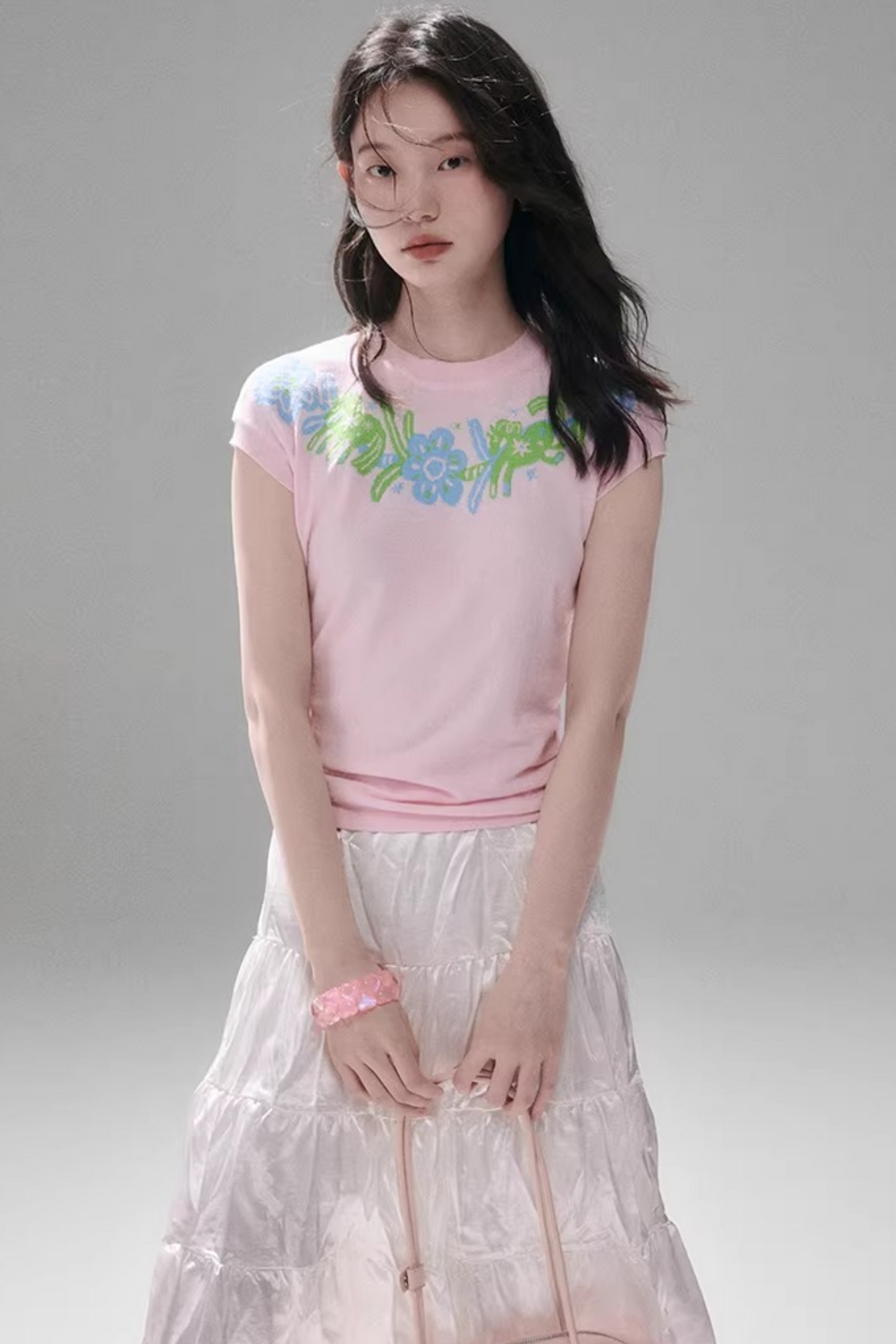 Little Horse Jacquard Cotton Top