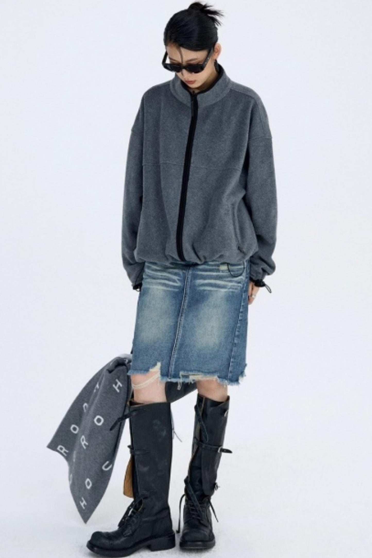 Seagull Gray Fleece Jacket