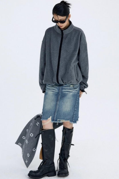 Seagull Gray Fleece Jacket