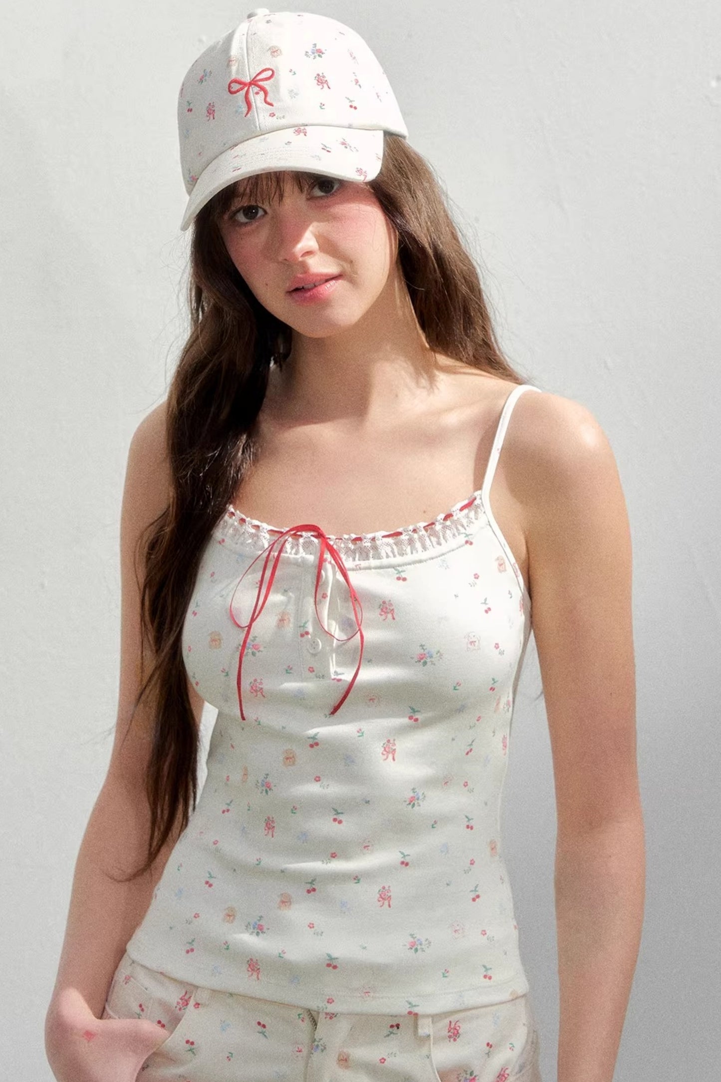 Hand-Painted Floral Sun Hat