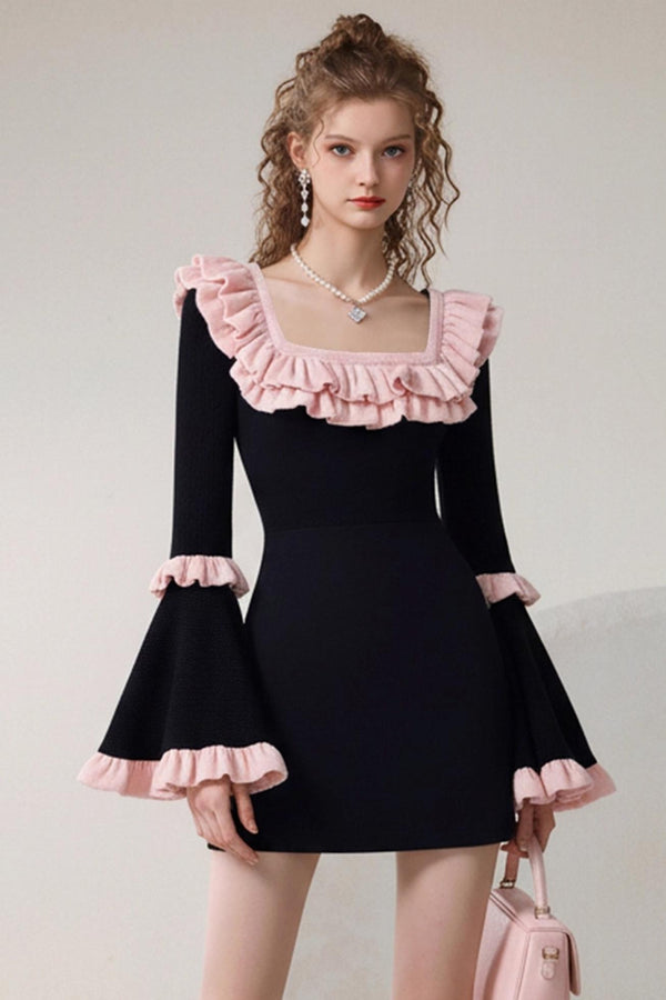 Autumn Flared Waist Dress