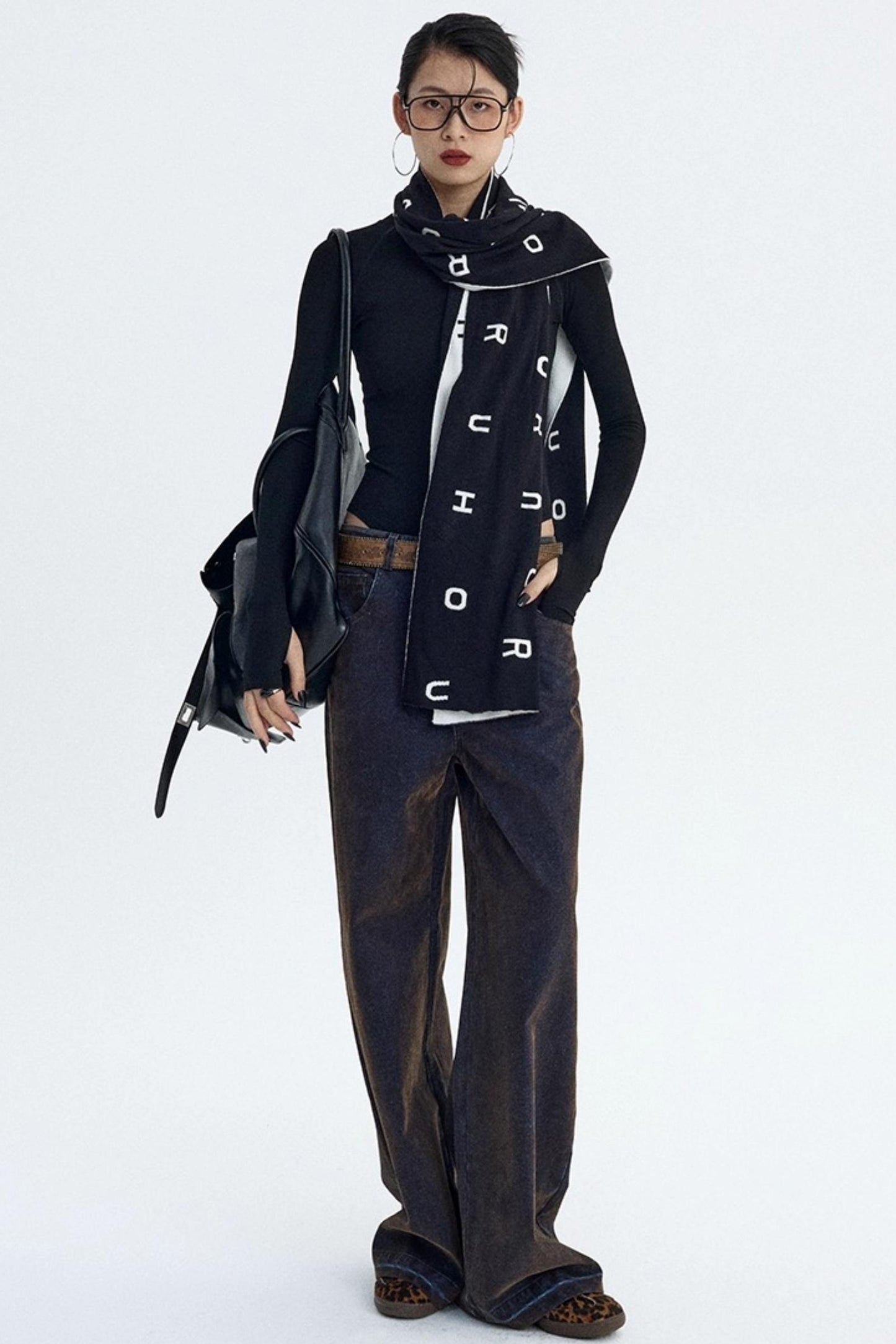 Distressed Velvet Winter Pants