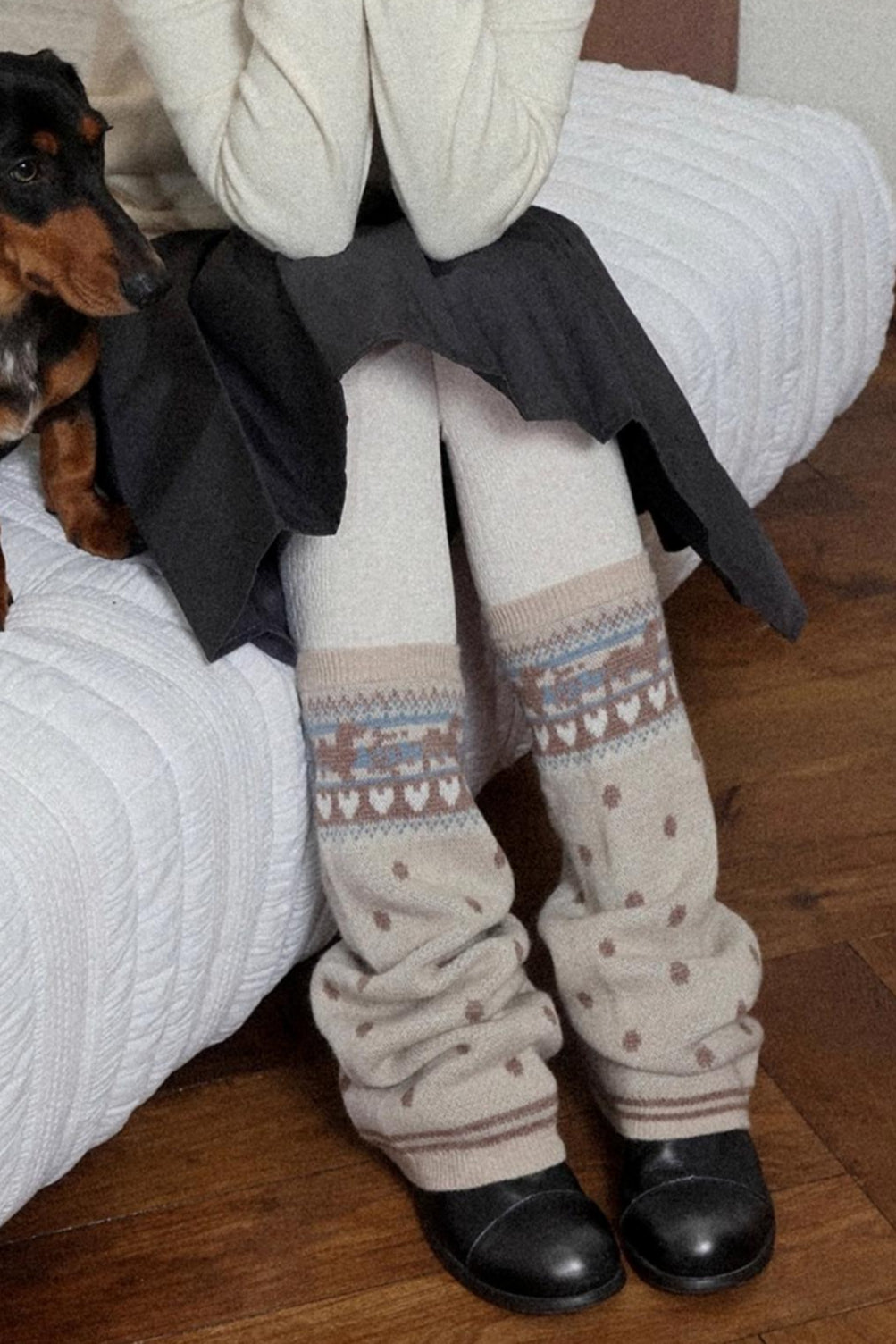 New Autumn Girl Sock Cover