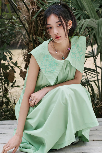 Fairytale Peach Summer Dress