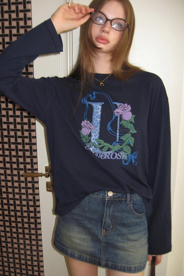 Long Sleeve Crew Neck T-Shirt