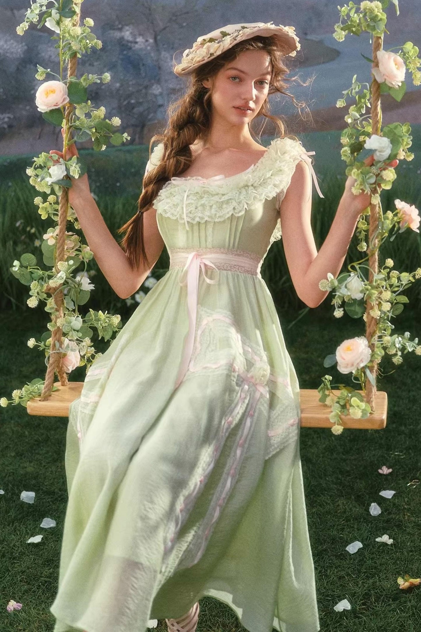 Lacemade Green Fairy Dress