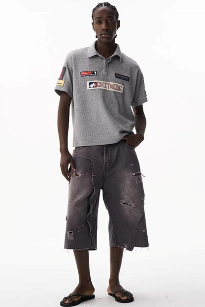 Exitmode Badge Short-Sleeve Polo Top