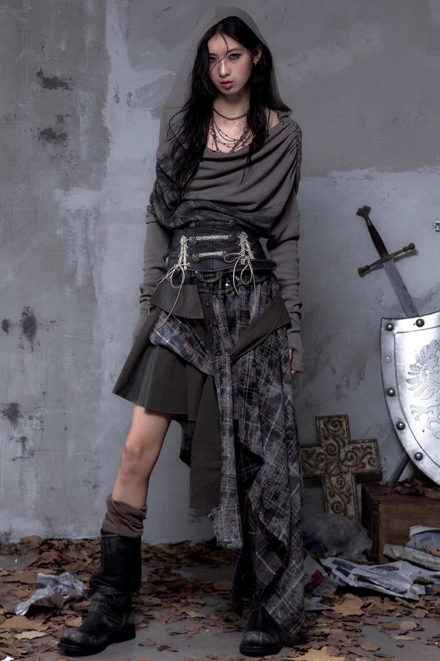 Vintage Knight Leather Waist Seal