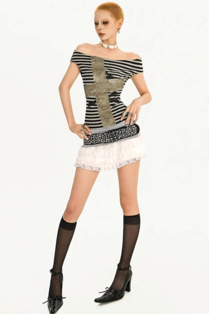 Original Stitched Striped T-Shirt