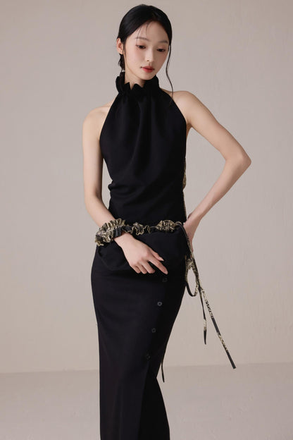 Black High-Waist Skirt