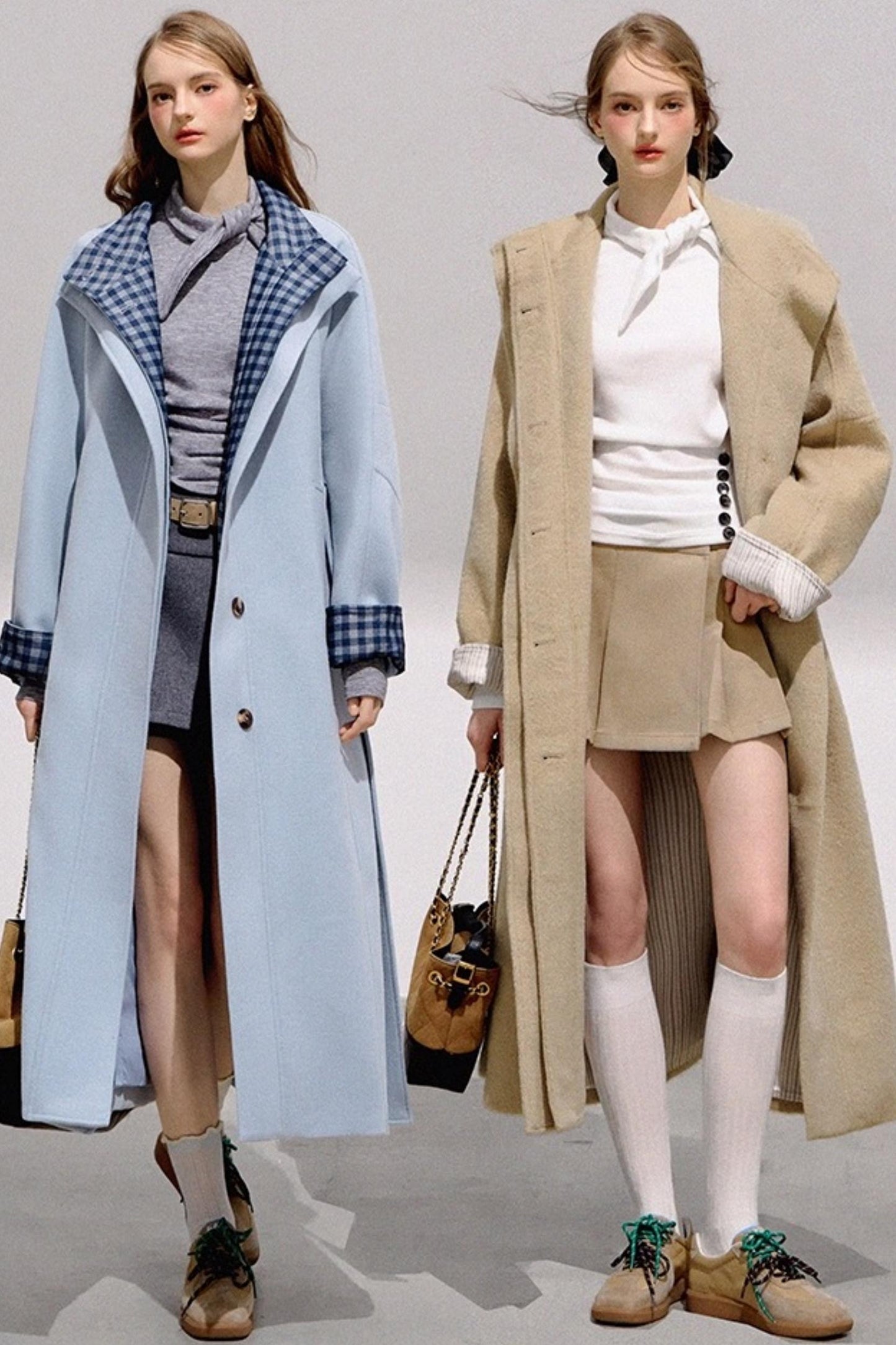 Mint Asymmetrical Button Knitwear