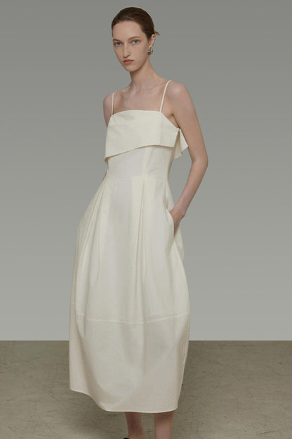 Flipped Neckline Dress