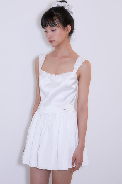 Satin Marble Hair Ribbon