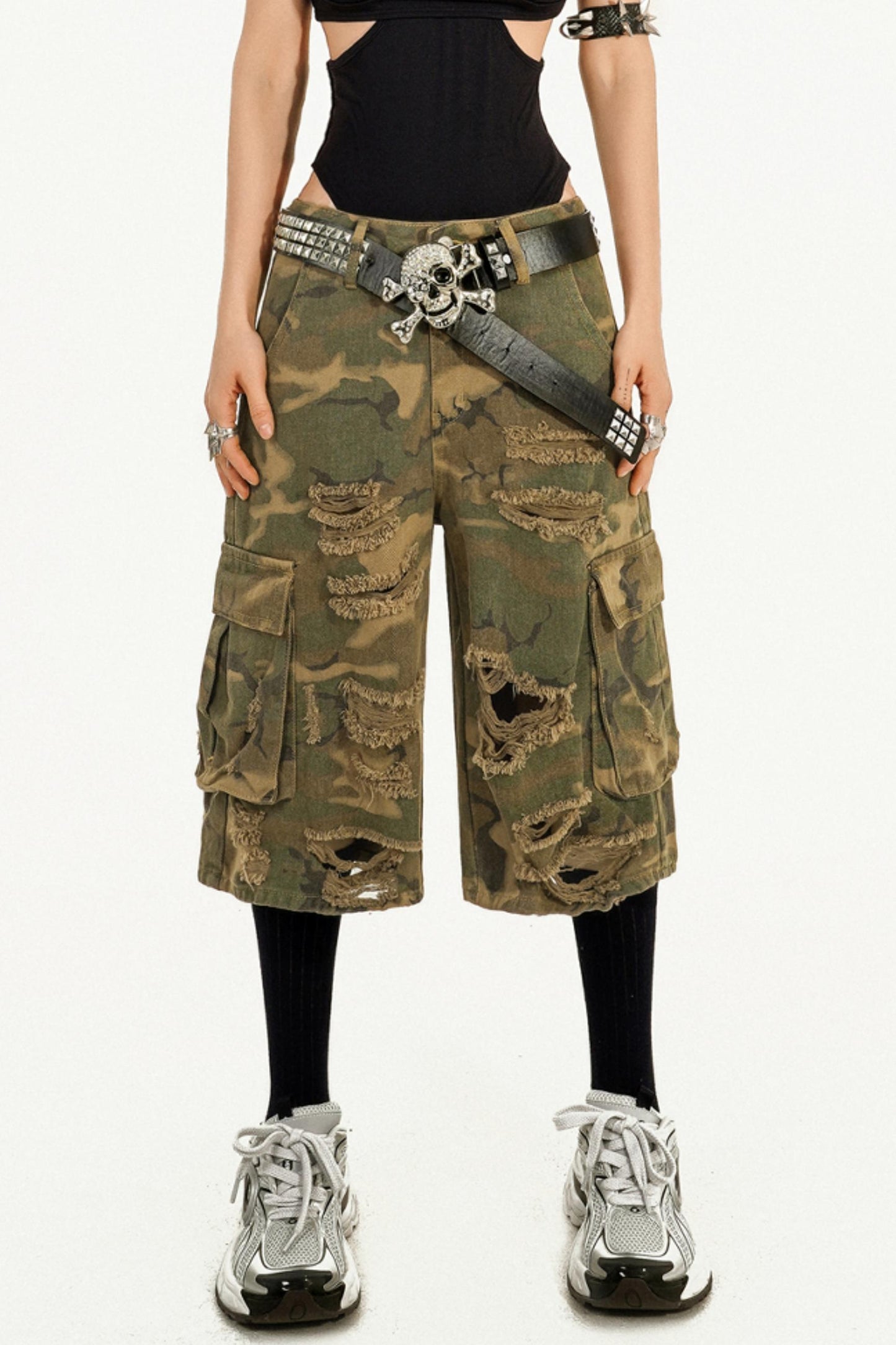 Vintage Camouflage Seven Pants