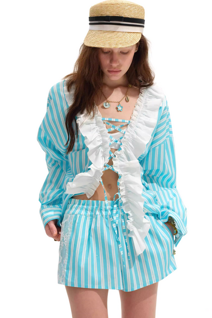 Vintage Shell Flower Necklace