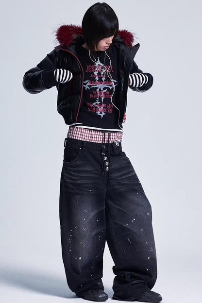 Striped Patchwork Base Layer Top