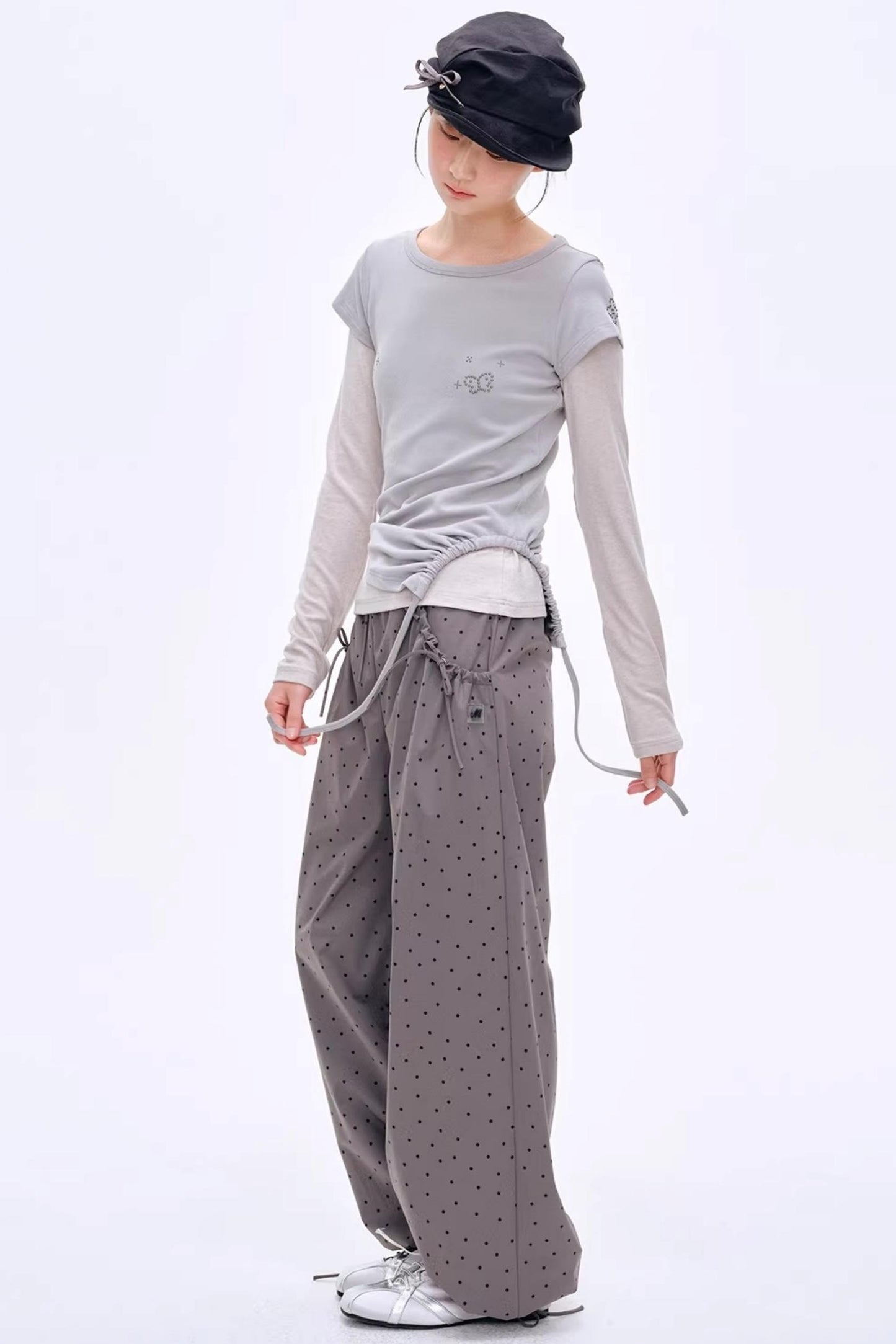 Sunlight Melody Polka Dot Jogger Pants