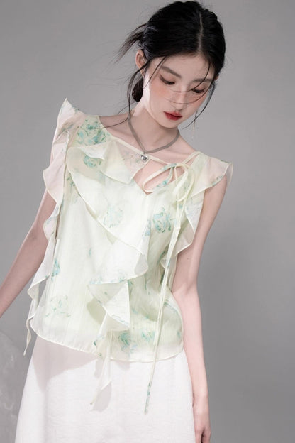 Fluttering Chiffon Shirt