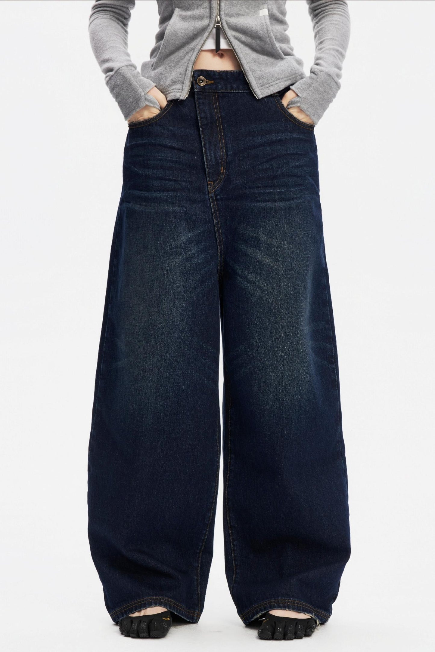 Vintage Distressed Denim Pants