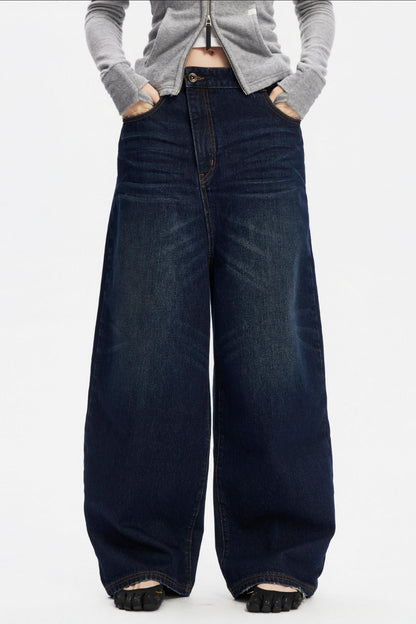 Vintage Distressed Denim Pants