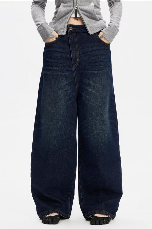 Vintage Distressed Denim Pants