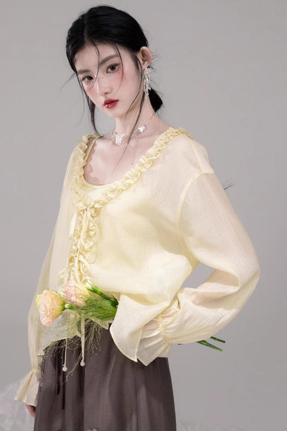 Feathered Tie & Suspenders Set