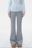 Grau - Bootcut-Hose