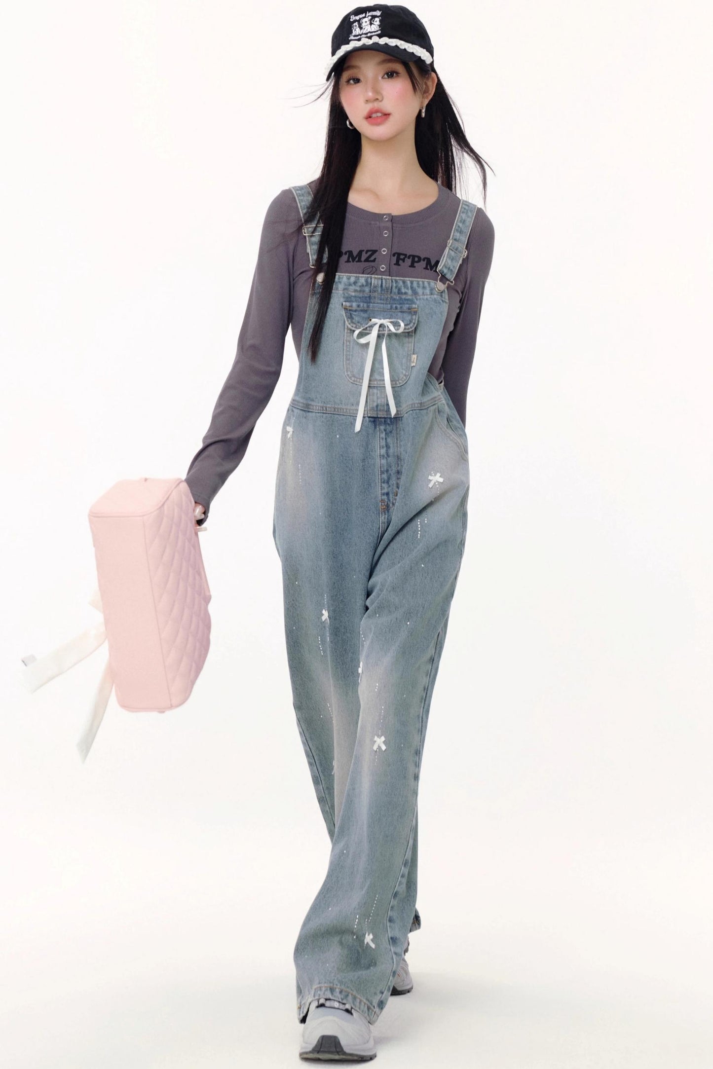 Denim Bib Overalls Pants