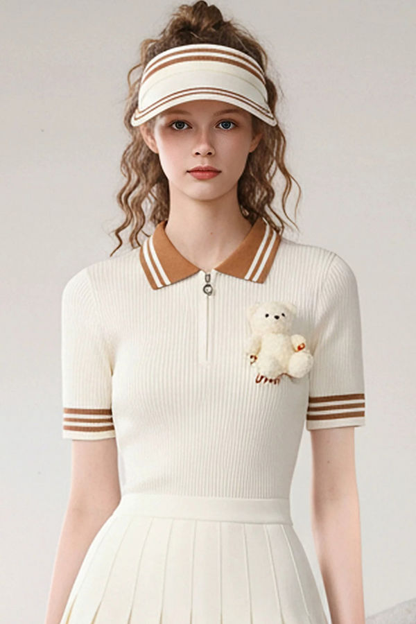 Little Bear Knit Top Set-Up