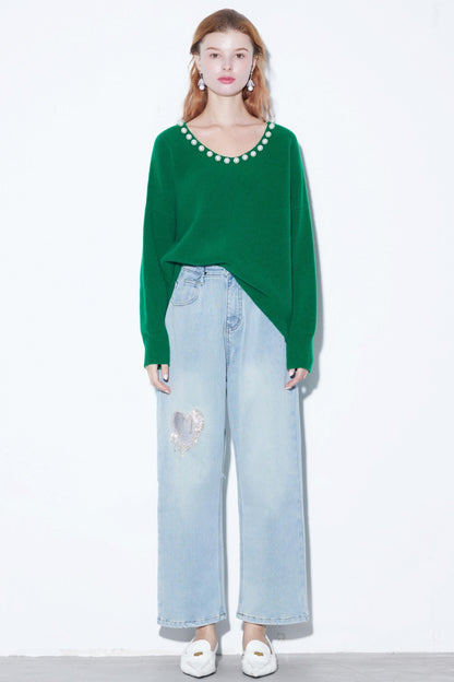 Eco-Friendly Fleece-Lined Jeans