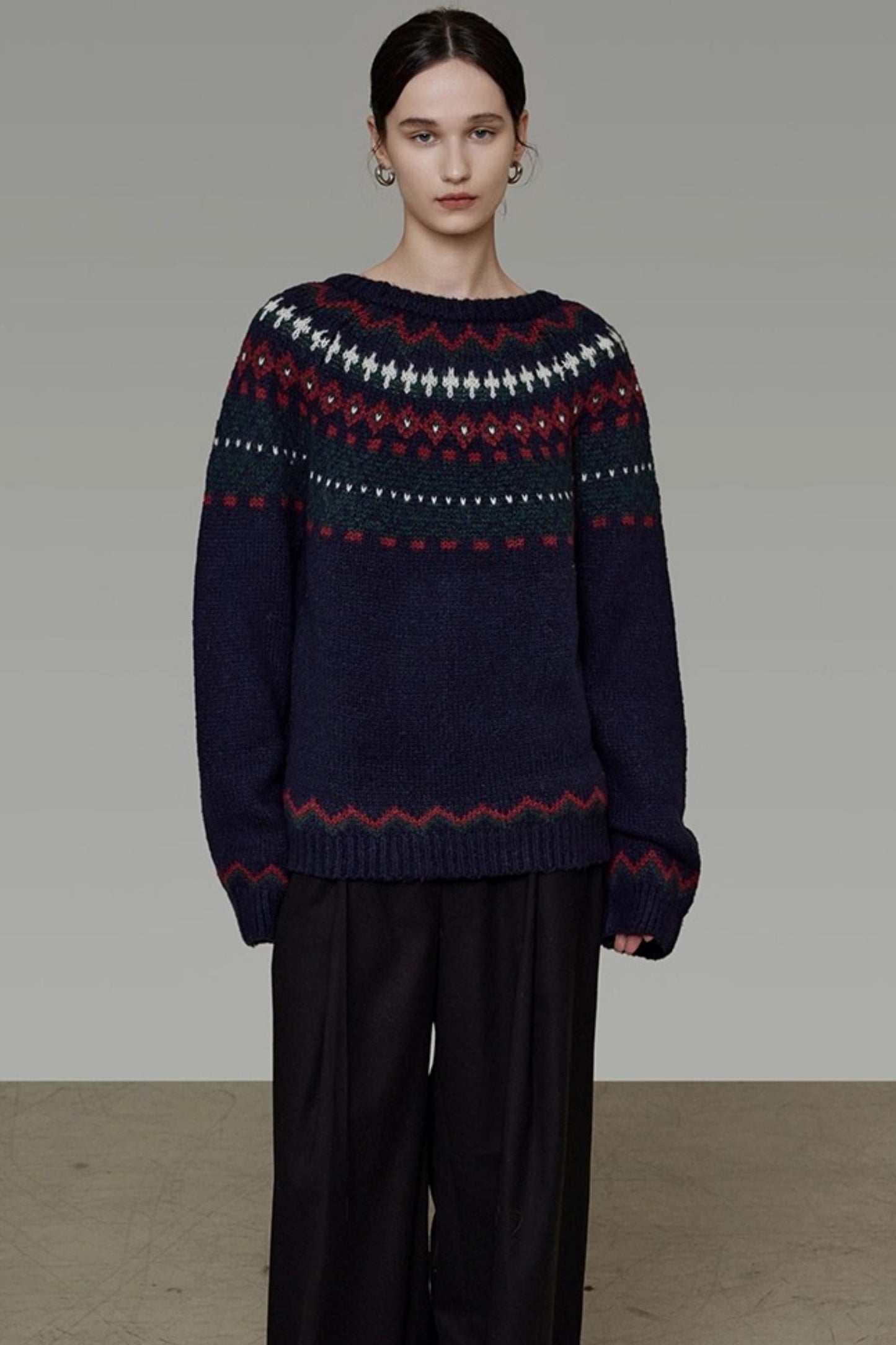 Retro Winter Knit Sweater