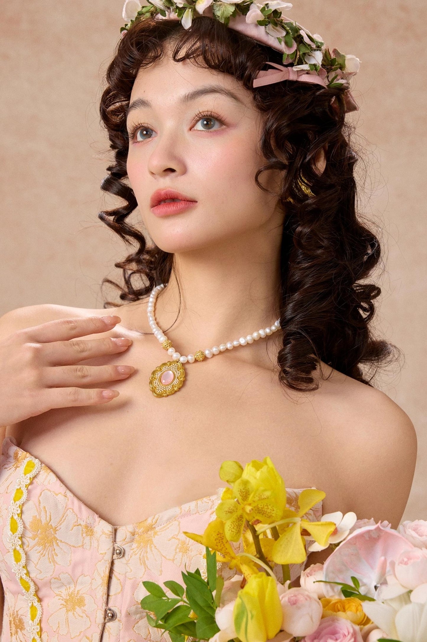 Flower Lace Skirt Set-Up