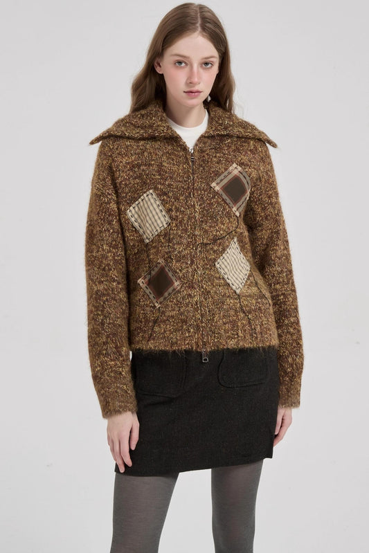 Caramel Mousse Lapel Niche Jacket