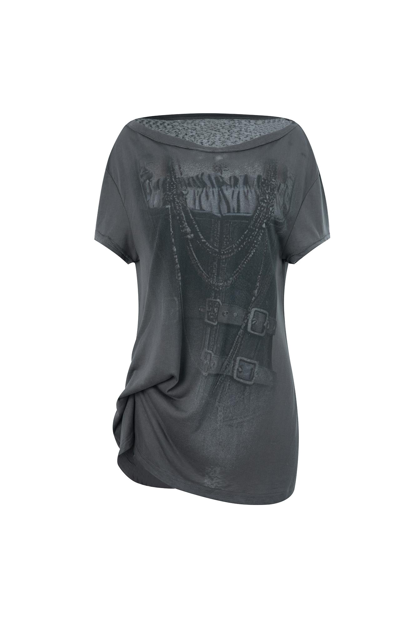 Short Sleeve Button Tee