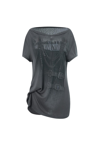 Short Sleeve Button Tee