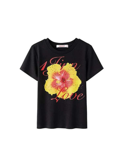 Summer Fruit Printed Loose T-Shirt