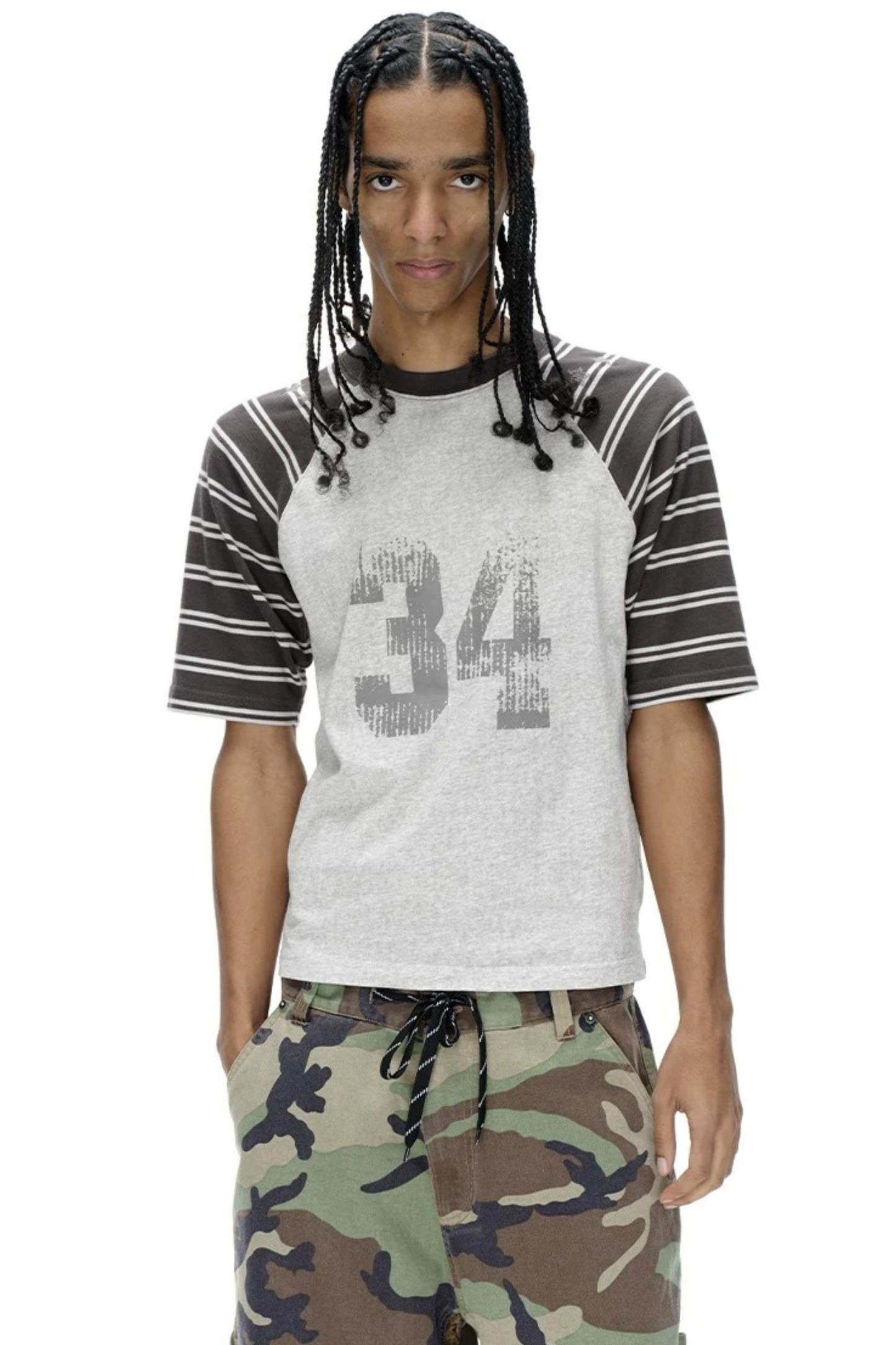 Retro Stripe Raglan T-Shirt