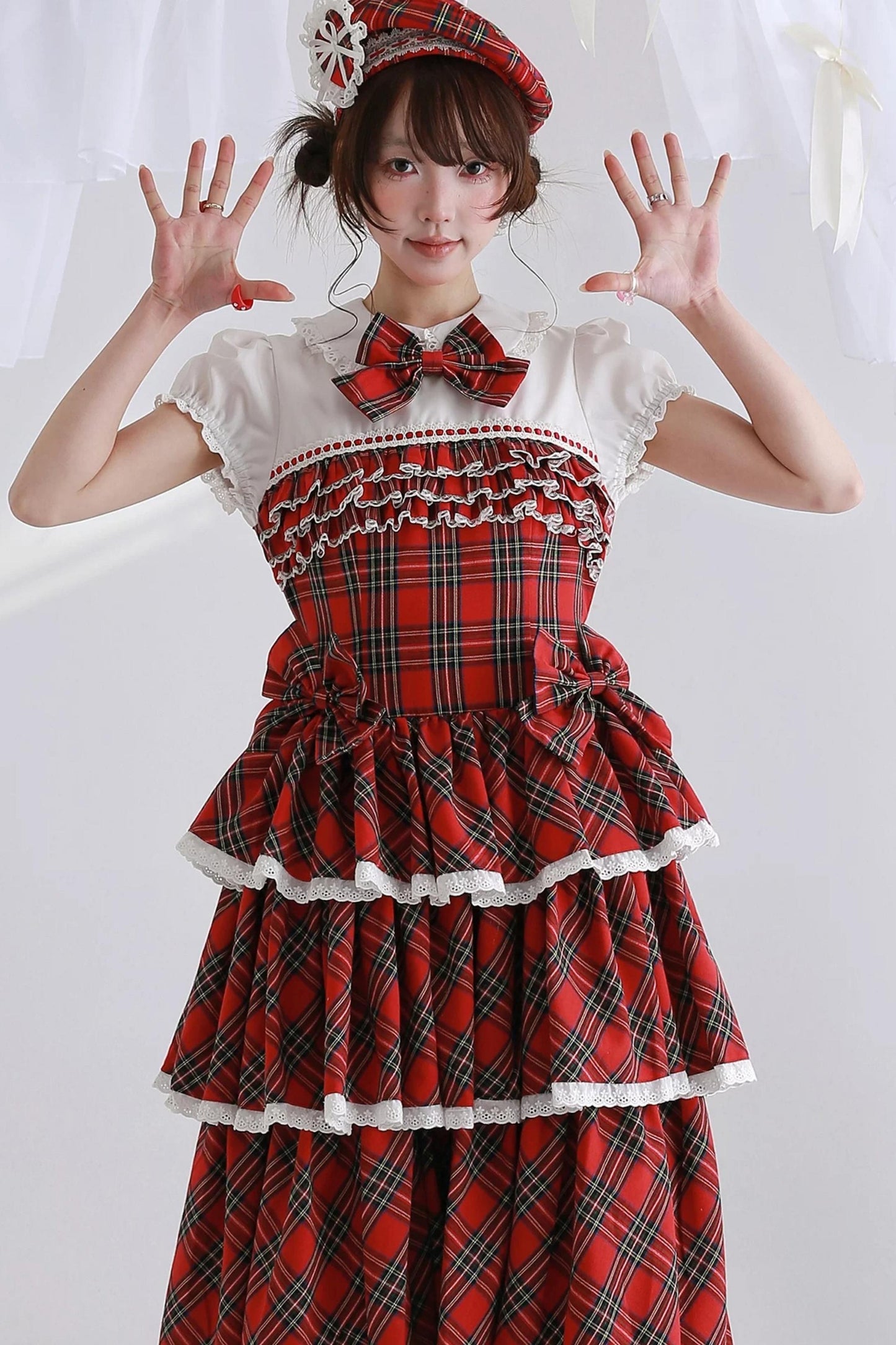 Showa Retro Red Lolita Dress