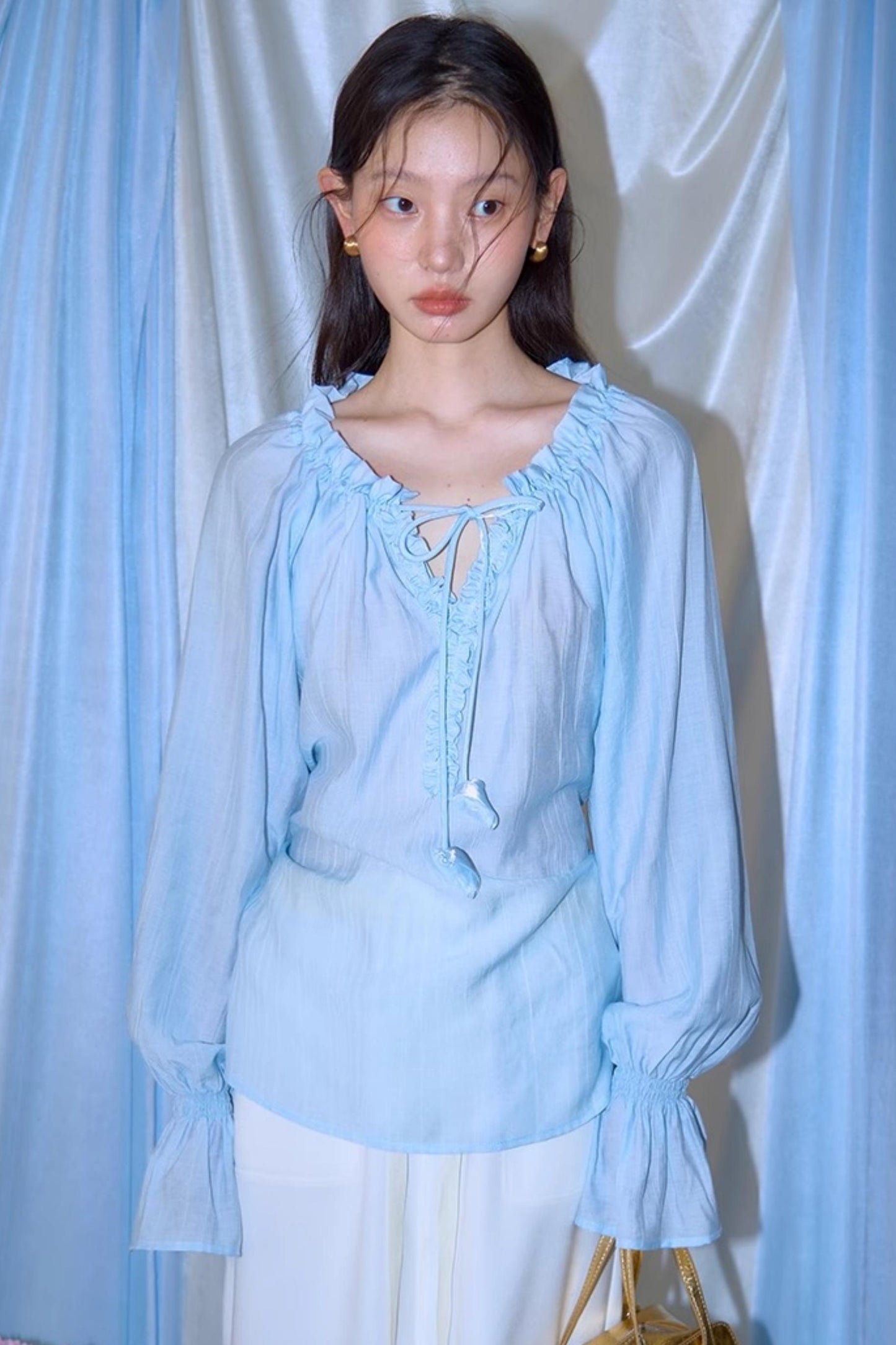 Square Streamer Printed Top