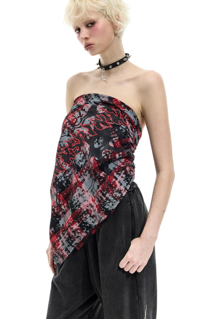 Art Spray Print Scarf