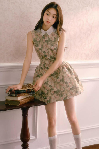 Rose Sleeveless Dress