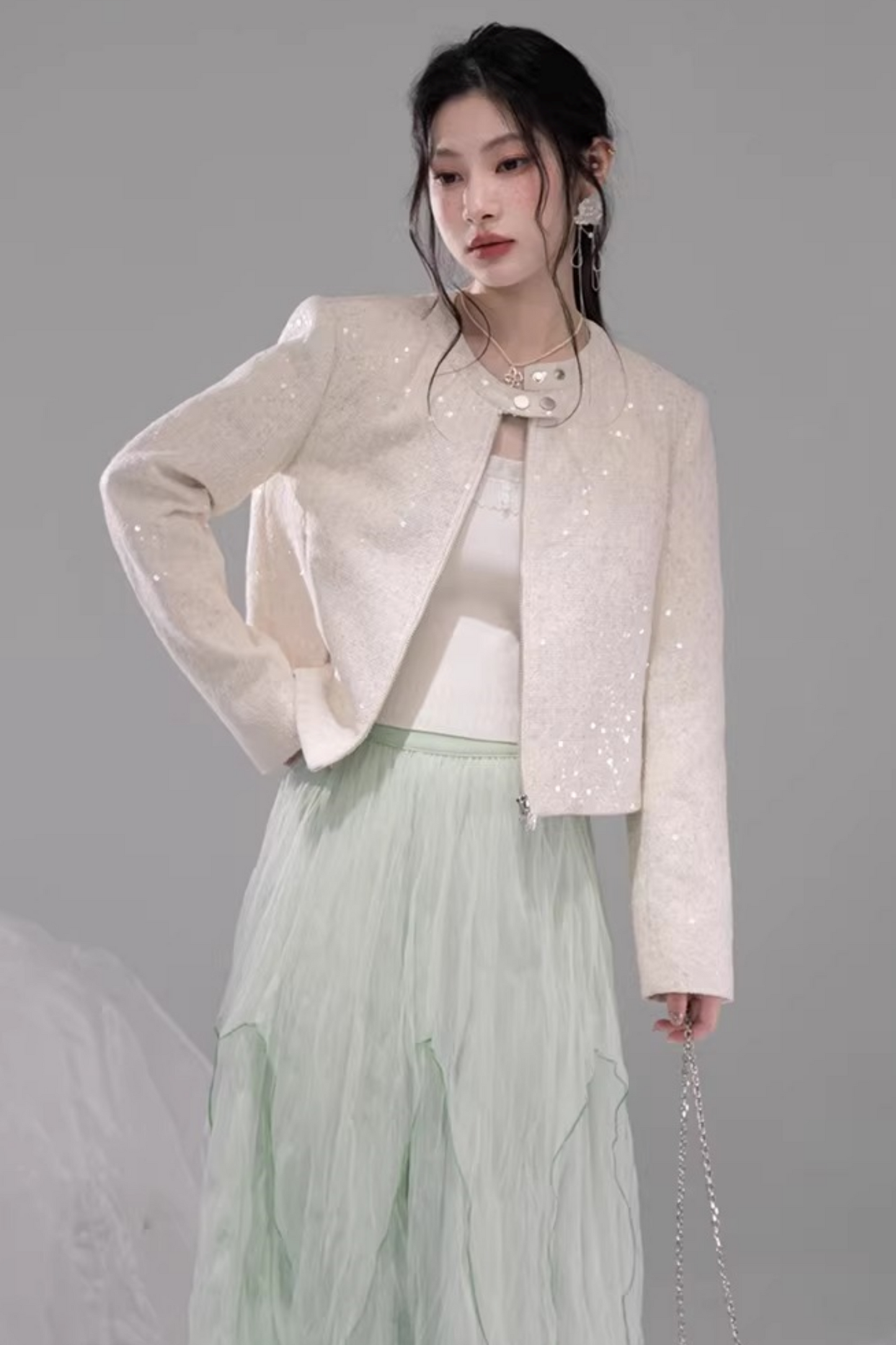 Shining Lady Spitzenjacke