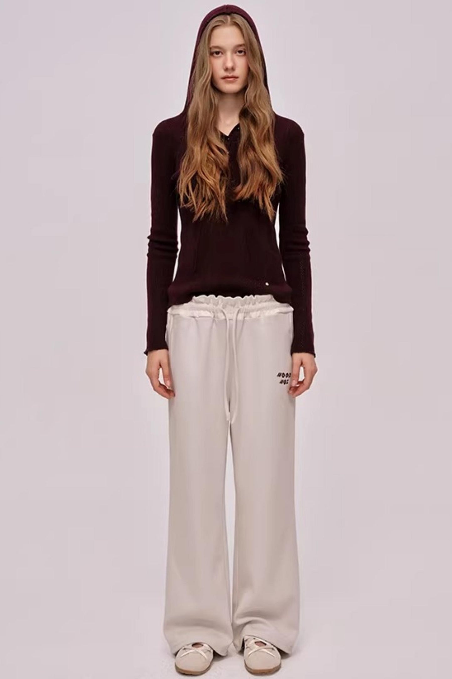 Skin-Friendly Ribbed Sweatpants